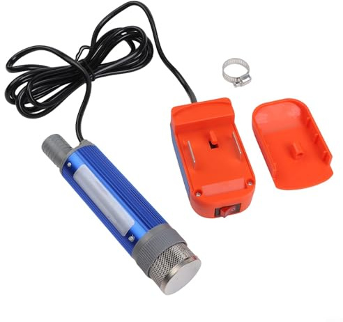 HEIBTENY Tragbare Lithium-Batterie-Tauchpumpe 40–60 l/min für Diesel-Öl-Wasser-Transfer mit 2,4 m Kabel für BL1830 BL1840 BL1850 BL1860 für Dayi Industrial