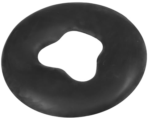 LABRIMP Coussin en Silicone Noir pour Table de Massage, Oreiller Visage Doux Imitant la Graisse Humaine, Protection du Visage, Adapté aux Lits de Beauté et Voyages