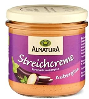 Alnatura Bio Streichcreme Aubergine Laktosfrei, 180g