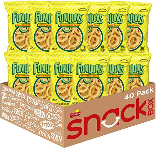 Funyuns Anillos con sabor a cebolla, original, 0.8 onzas (paquete de 40)