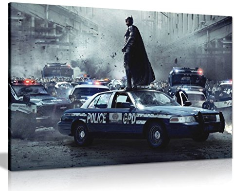 Batman Dark Knight Heath Ledger Movie Canvas Wall Art Picture Print (30X20)