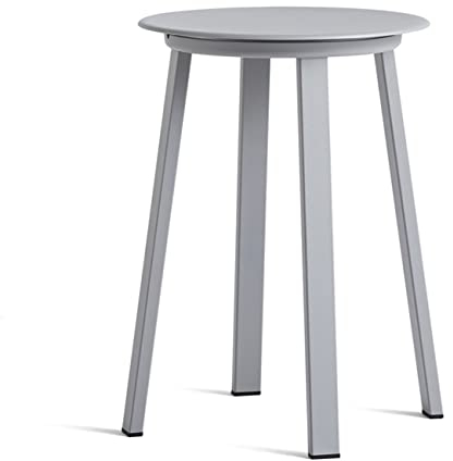 Hay Revolver Stool Hocker aus Pulverbeschichtetem Stahl in der Farbe Sky Grey, Maße: 34cm x 34cm x 48,5cm, 400017-1509000