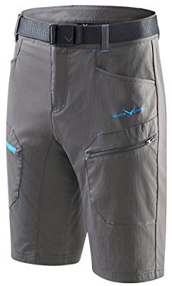 Black Crevice Herren Trekking Shorts, anthrazit, M