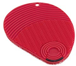 KUHN RIKON 28040 Estropajo, Silicona, Rojo, 13x10x1.2cm