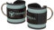 Iron Bull Strength Ankle Straps for Cable Machines (Pair) - Double D-Ring Attachment, Fully Adjustable, Breathable Comfort Neoprene - for Legs, Glutes, Abs and HIPS Workouts - Fits Women & Men (Grey)