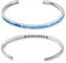 WINNICACA Oktober Birthstone Armband Sterling Silber Blue Fire Opal verstellbare Armreif Schmuck Geschenke für Frauen Männer Geburtstag, graviert You are my sunshine