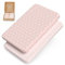 mimaDu - 2er Set Spannbettlaken aus Baumwolle Oeko-TEX 90x40 cm auch für 80x53, 83x50, 50x83, 90x45 - Baby Spannbetttücher für Beistellbett, Babybett - Matratzenschoner/Bettlaken für Mädchen (Rosa)