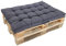 Ambientehome Cuscino per pallet, 120 x 80 cm, grigio chiaro