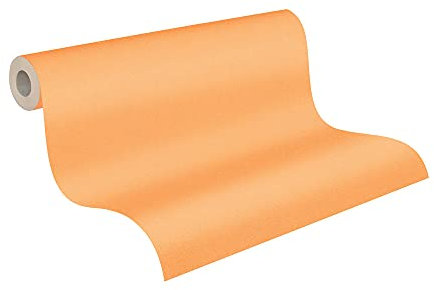 Architects Paper Uni Floral|Impression Vliestapete 10,05 m x 0,53 m orange Made in Germany 377486 37748-6