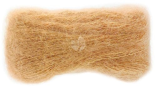 LANA GROSSA Setasuri | Feines Lace-Garn aus Suri-Alpakafasern mit Seide | Handstrickgarn aus 69% Alpaka (Suri) & 31% Seide | 25g Wolle zum Stricken & Häkeln | 212m Garn FB38