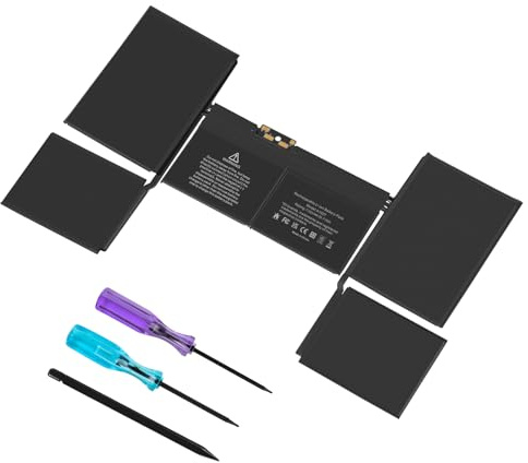 ARyee A1527 Battery Compatible with Macbook Retina 12'' A1534 Battery(Early 2015 2016 Mid 2017), Replacement for A1527 A1705 A1534(EMC 2991 2746 3099) 613-01923 661-02267 613-01926(7.6V 40.28Wh)