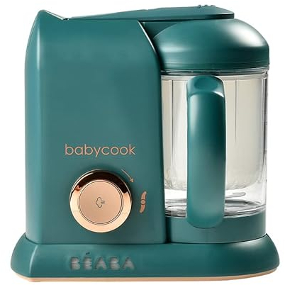 BEABA, Babycook Solo, Robot Bébé 4 en 1 Mixeur-cuiseur - Pine Green