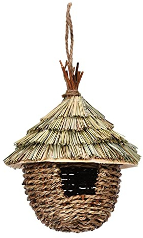 pologmase Nistkasten Rotkehlchen Zum Aufhängen, Vogelhaus Nistkasten für Käfig oder Garten, Nistkästen Für Vögel Meisen, Vogelnest Für Käfig Kanarien Für Balkongeländer Im Baum Outdoor Garten