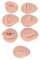 Modèle d'oreille Oreille De Lunettes En Silicone Modèle Partie Du Corps Silicone Souple,Modèle de Langue de Nez 3D Simulation Body Piercing Practice Model Soft for Novice (Couleur de peau moyenne)