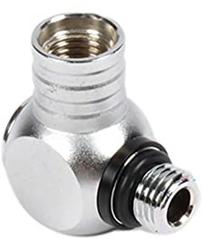 Zunedhys Tauchen Tauchen 1 Stufe Atemregler Adapter 360 Grad Drehbarer Anschluss Niedrige Adapter Tauchen ZubehöR Teile LP