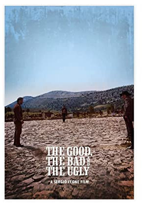 HDTS Filmposter mit klassischem Film The Good, The Bad And The Ugly, Schlafzimmerdekoration, Sportlandschaft, Büro, Raumdekoration, Geschenk, Unrahmen: 50 x 75 cm