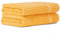 Luckytowel 2er Duschtuch Set 100% Baumwolle, 70x140cm Handtücher, 2er Pack Badetuch Gelb