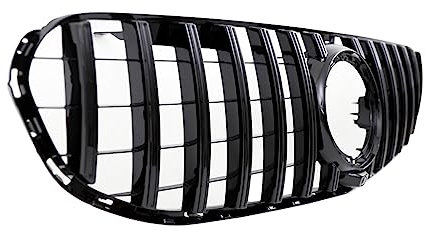 Kühlergrill Schwarz komplett kompatibel für Mercedes GLC X253 Facelift ohne AMG Line Bj ab 2019 aus ABS auf Sport Panamericana GT DM Autoteile 2878