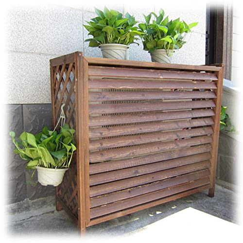 Außenklimaanlagen-Abdeckung, Klimaanlagen-Blumenständer, Außenklimaanlagen-Gestell (100 x 43 x 94 cm)