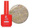 Lavender Violets 15ml Gel Nail Polish Star Shine Sliver Gold & Green Irregular Sequins Cloud Brocade Night Party UV LED Soak Off Nail Lamp Curing Manicure Pedicure Larger Content Salon Quality A0368
