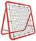 LILIIN Fußball Rebounder Netz Kickback Rückprallwand Fussball Trainingszubehör Ajustable de 5 Niveles, Torwand für Training Kinder und Erwachsene Rot