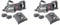Ingersoll Rand Battery Impact Wrench W9491-K2E-EU, 1 20 V Cordless Impact Wrench with Short Anvil, with Spanner Set, 2 x 5.0 Ah Li-ion Batteries and Dual Charger (Pack of 2)