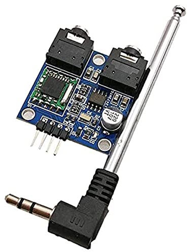 Silriku 1 module radio FM stéréo TEA5767 pour circuit de fréquence 76-108 MHz avec câble d'antenne gratuit