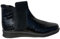 Générique Stivaletti Comfort Chic in pelle verniciata effetto coccodrillo confortevole, alla moda per tutte le stagioni, Nero , 39 EU