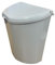 Liberty Leisure XL Caravan Door Pillar Bin with Brackets - 10L | Large Kitchen Bin, Bathroom Bin, Recycling Bins for Kitchen, Step Stool, Compost Bin, Camping Kitchen Waste Bin, Folding Stool