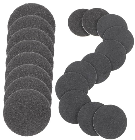 minkissy Fußpflege Instrumente Schleifpapier 60st Fuß-hornhaut-entferner- Elektrische Fußentfernungsscheiben Elektrische Hornhautentfernerscheiben Elektrische Fußfeilen- -pads Schleifer Vulkangestein