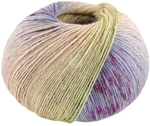 LANA GROSSA Meilenweit 100 Alpaca | Kuschelweiches Alpaka-Sockengarn, im Wollprogramm bis 30°C | Handstrickgarn aus 70% Alpaka & 30% Polyamid | 100g Wolle zum Stricken & Häkeln | 420m Garn FB2204