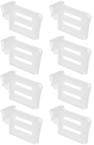 Refrigerator Divider, 8 Pieces Refrigerator Space Allocator, Adjustable Refrigerator Dividers, Space Saving Fridge Separators, Home Kitchen Drawer Seasoning Packets