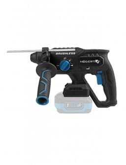 HÖGERT TECHNIK Akku-Kombihammer 18V Bürstenlos, 2,0 J Schlagenergie, SDS+ Bohrfutter, 4600 IPM, Meißelfunktion, LED-Beleuchtung, ohne Akku, Ideal für Beton, Holz, und Metall