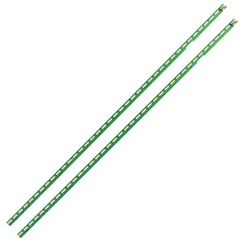 VBPCEFZTLK 3V 2er Set 4 3LF634V 43LF6350 LED Backlight Strips Matrix Kit LED Lampe Linsenbänder 43 Zoll V15 Art3 FHD REV1.1 LC430EUE Kompatibel mit FH 3 9 Kompatibel mit LG Lichtleiste