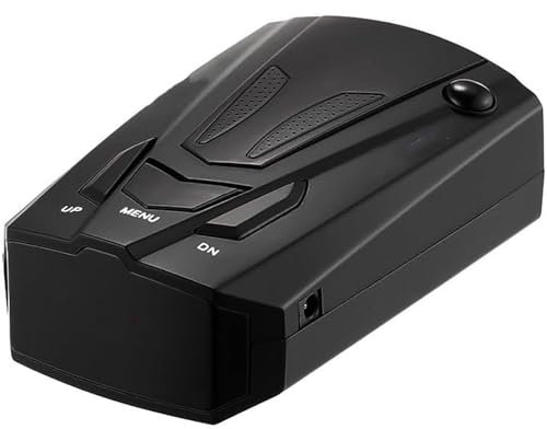 MIDUOLAI Radarwarner FüRs Auto, Laser Radarwarner, Fernwartung üBer GroßE Entfernungen, Mit 360-Grad-Schutz Und Sprachwarnungen, FüR Radarkamerawarnungen FüR Fahrzeuge,Schwarz