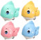 Cart Toy Car para niños, prensa y ve pescado | 4x dibujos animados de peces bebé juguetes crecen y vaya,Aprendizaje Crawl Walking Toddler Development Lindo Interactive Fun Animal Pla