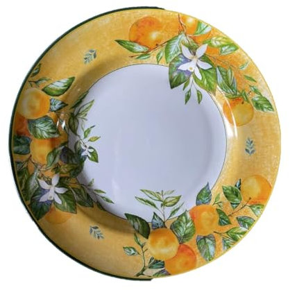 Windmilne Teller Retro Orange Speiseteller Western Steakteller Obstarrangement Speiseteller (A Einheitsgröße)