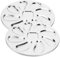 Holibanna 2pezzi Vassoio Portata Ostriche Acciaio Inox con Portasalse Vassoio Multi-Funzione per Casa E Ristorante Design Ergonomico E Antiruggine Utensile Cucina Pratico per Mare