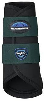 Weatherbeeta 2025 Tough - Tec Prime Brushing Boots 1027503 - Black/Hunter Grün