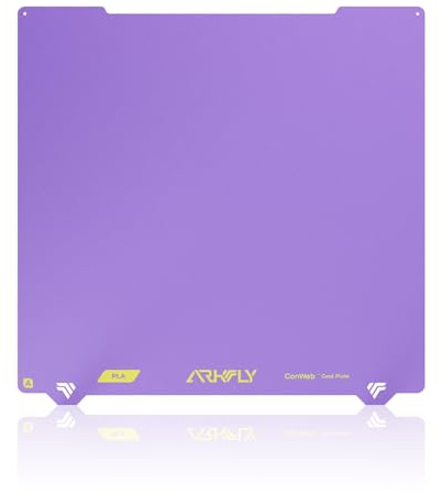 BCZAMD PEI Platte for Prusa MK4S MK4: Verbesserte MK52 Conweb-Kühlplatte mit doppelter Textur PEI Einfach zu entfernende Drucke Weiterdrucken 720H Energiesparend 42 kWh Lila