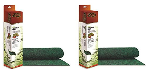 Zilla (2 Pack) Terrarium Liner, 125 g, grün (43,8 x 180,3 cm)