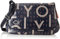 Oilily Damen Lori Letters Diaperbag Lhf Umhängetasche Blau (Dark Blue)