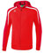 ERIMA Kinder Jacke Liga 2.0 Trainingsjacke mit Kapuze, rot/dunkelrot/weiß, 116, 1071841