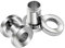 KJM FASHION 2 Stk Chirurgenstahl 6 mm 2 g Fleischtunnel Screw Tunnel Ear Plug Ohren Stecker Dehnstab Ringe Eyelet Piercing Schmuck 1859