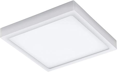 EGLO connect LED Außen-Deckenlampe Argolis-C, Smart Home Außenleuchte für Wand und Decke, Deckenleuchte aus Alu und Kunststoff, dimmbar, Weißtöne einstellbar, IP44, 30 x 30 cm, weiß