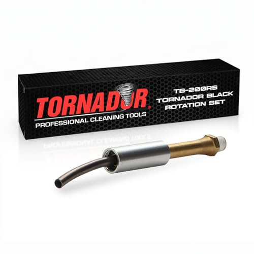 Tornador TB-200RS Rotation Set for Z-020 Black | OEM Weighted Tube with Rotating Rod | Boosts Cleaning Power | Quick Install | Perfect for Car Upholstery, Interiors, Carpets, and Dashboards