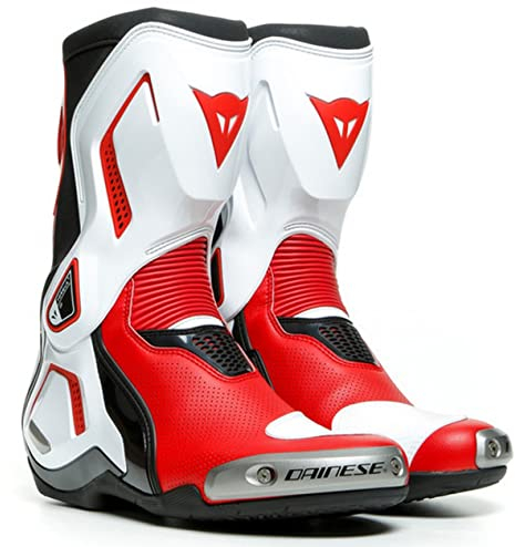 DAINESE Torque 3 Out Air Stivali da moto (Black/White/Red,46)