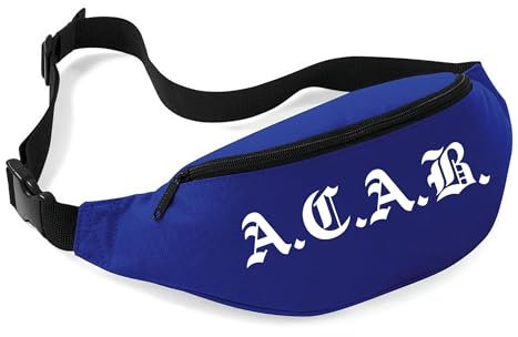 ACAB Bauchtasche | 1312 Hooligans Ultras Fussball Sport (Blau)