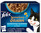 FELIX Sensations Saucen Katzenfutter nass, Fisch Sorten-Mix, 6er Pack (6 x 12 Beutel à 85g)