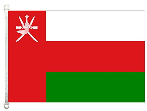 nothing Oman-Flagge, 90 x 150 cm, 100 % Polyester, Banner, Digitaldruck.